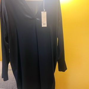 100% silk knee length dress